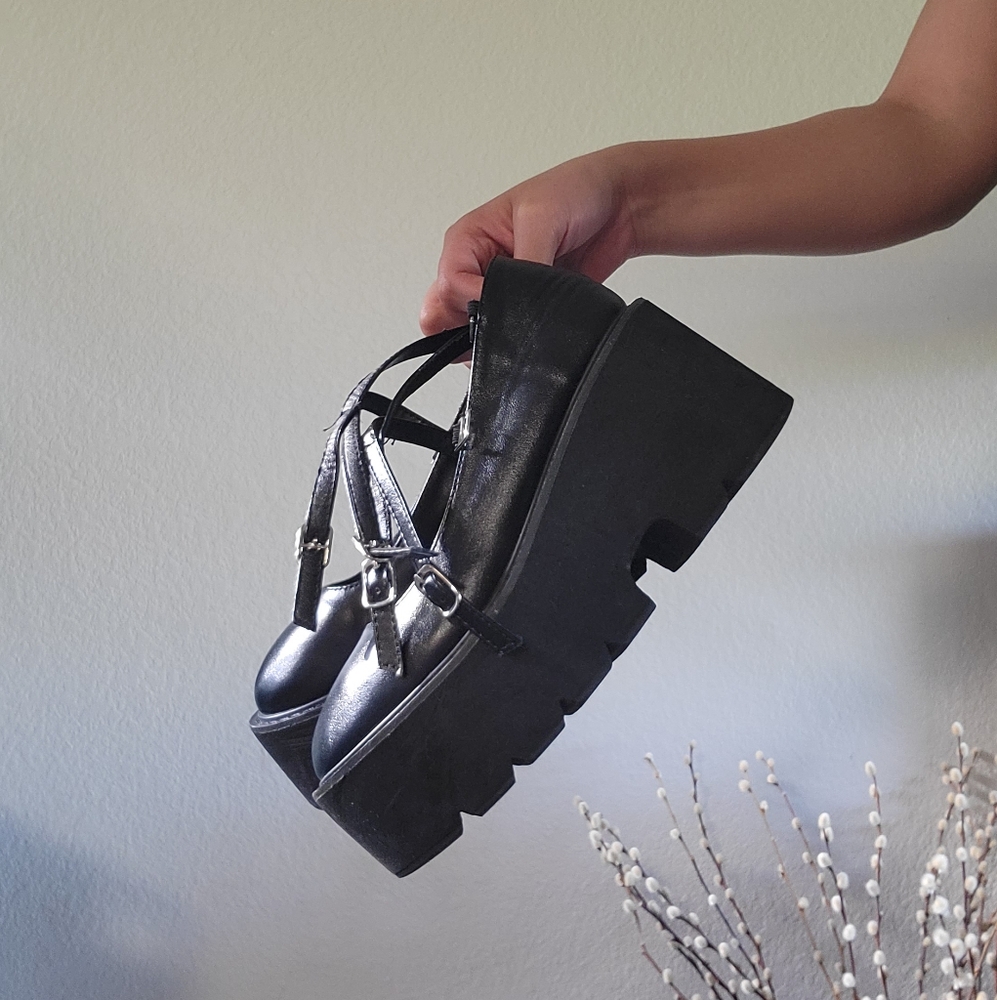 Y2K Platform Mary Janes